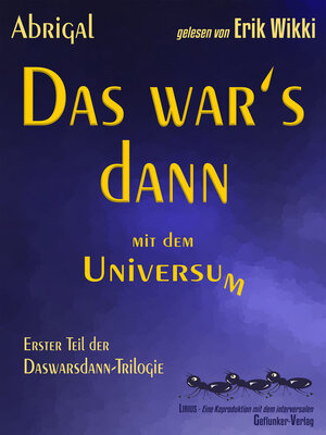 cover image of Das war's dann mit dem Universum--neu abgemischt